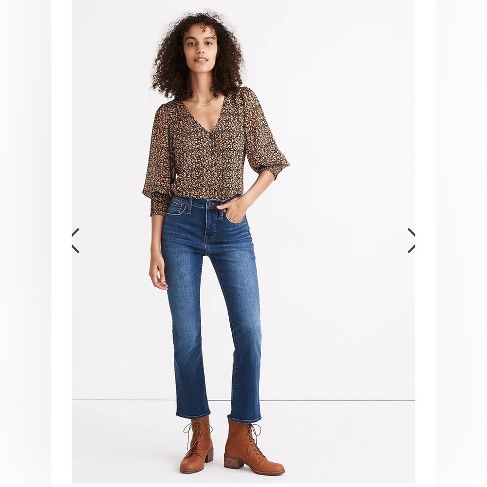 *NWT* Madewell - Size 23P - Cali Demi-Boot Jeans